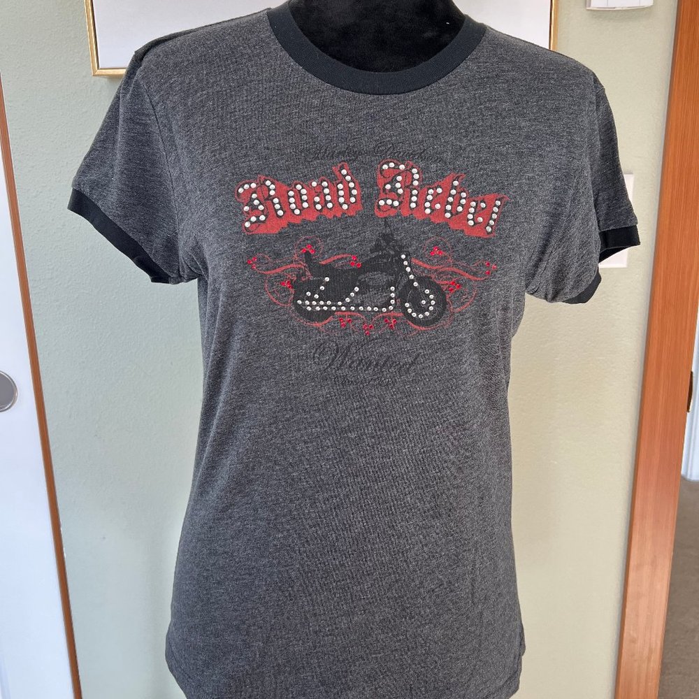Harley Davidson Crystal Road Rebel T Shirt Size L